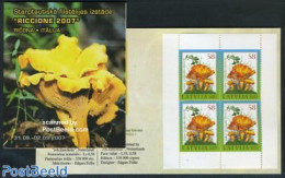 Latvia 2007 Mushrooms Booklet, Mint NH, Nature - Mushrooms - Stamp Booklets - Paddestoelen