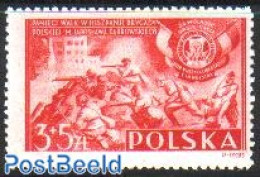 Poland 1946 Jaroslaw Dabrowski 1v, Mint NH, History - Militarism - Unused Stamps