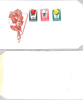 Hongrie - Lettre - FDC - Roses / Flowers - Andere & Zonder Classificatie