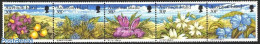 Ascension 1997 Wild Flowers 5v [::::], Mint NH, Nature - Flowers & Plants - Ascensión