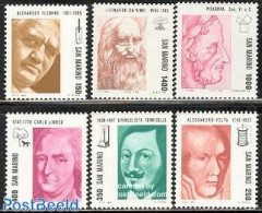 San Marino 1983 Scientists 6v, Mint NH, Health - History - Science - Health - Nobel Prize Winners - Physicians - Neufs