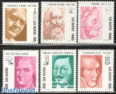 San Marino 1983 Scientists 6v, Mint NH, Health - History - Science - Health - Nobel Prize Winners - Physicians - Ongebruikt