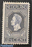 Netherlands 1913 12.5c, King Willem I, Perf. 11.5 X 11, Mint NH - Ongebruikt