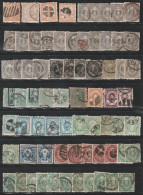 JAPON - LOT De 155 Timbres Oblitérés Pour études (1875-92) - Used Stamps