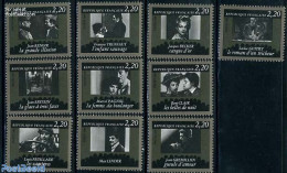 France 1986 Film 10v, Mint NH, Performance Art - Film - Movie Stars - Unused Stamps