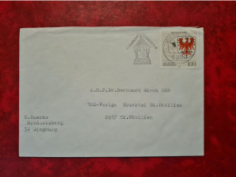Lettre ALLEMAGNE 1992 FLAMME SIEGBURG - Autres & Non Classés