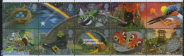Great Britain 1991 Greeting Stamps 10v, Mint NH, Nature - Birds - Butterflies - Cats - Ducks - Kingfishers - Unused Stamps