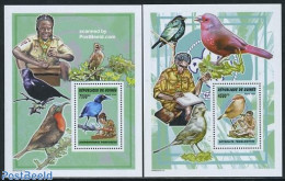 Guinea, Republic 2006 Scouting, Birds 2 S/s, Mint NH, Nature - Sport - Birds - Scouting - Other & Unclassified