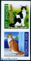 Faroe Islands 2011 Cats 2v S-a, Mint NH, Nature - Animals (others & Mixed) - Cats - Other & Unclassified