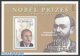 Micronesia 2001 Nobel Prize Chemistry S/s, Mint NH, History - Science - Nobel Prize Winners - Chemistry & Chemists - Nobel Prize Laureates