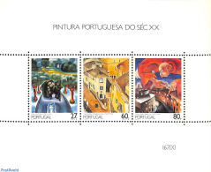 Portugal 1988 Paintings S/s, Mint NH, Art - Modern Art (1850-present) - Ongebruikt