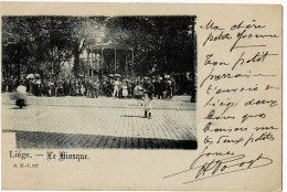 Liège Le Kiosque Circulée En 1901 - Liège
