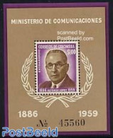 Colombia 1961 A. Lopez S/s, Mint NH, History - Politicians - Kolumbien