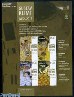 San Marino 2012 Gustav Klimt 4v M/s, Mint NH, Art - Gustav Klimt - Modern Art (1850-present) - Paintings - Ongebruikt