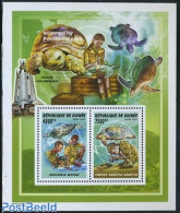 Guinea, Republic 2006 Scouting, Turtles S/s (lighthouse On Border), Mint NH, Nature - Sport - Various - Reptiles - Tur.. - Fari