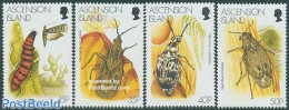 Ascension 1998 Insects 4v, Mint NH, Nature - Insects - Ascension