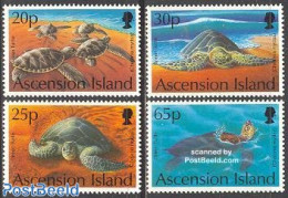 Ascension 1994 Turtles 4v, Mint NH, Nature - Reptiles - Turtles - Ascensión