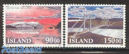 Iceland 1993 Bridges 2v, Mint NH, Art - Bridges And Tunnels - Ungebraucht