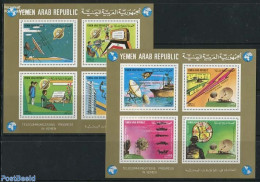 Yemen, Arab Republic 1982 Telecommunication 2 S/s, Mint NH, Science - Telecommunication - Télécom