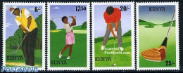 Kenia 1995 Golf Sport 4v, Mint NH, Sport - Golf - Sport (other And Mixed) - Golf