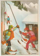Humour :  Illustrateur  SERRE Glenat , Le  Ski - Humor