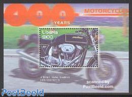 Liberia 2001 Harley Goodman HDS 1200 S/s, Mint NH, Transport - Motorcycles - Moto