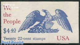 United States Of America 1987 We The People Booklet, Mint NH, Stamp Booklets - Ongebruikt