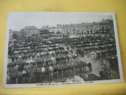 4J 2639 CPA 1938 - 49 CHEMILLE - LE CHAMP DE FOIRE - ANIMATION - Foires