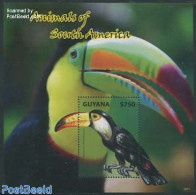 Guyana 2014 South American Animals S/s, Mint NH, Nature - Animals (others & Mixed) - Birds - Guyana (1966-...)