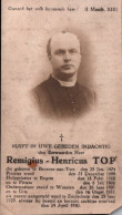 Remigius Henricus Top (1874-1930) ~ Priester - Images Religieuses