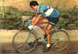 PHOTO CYCLISME REENFORCE GRAND QUALITÉ ( NO CARTE ) LORETO PETRUCCI TEAM BIANCHI 1953 - Ciclismo
