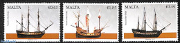 Malta 2017 Ships 3v, Mint NH, Transport - Ships And Boats - Barche