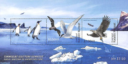 Greenland 2017 Birds S/s, Joint Issue With French Antarctica, Mint NH, Nature - Various - Birds - Penguins - Joint Iss.. - Ungebraucht