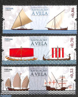 Portugal 2018 Sailing Ships 3v, Mint NH, Transport - Ships And Boats - Unused Stamps