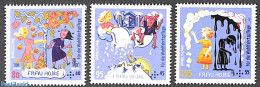 Germany, Federal Republic 2021 Welfare, Frau Holle 3v, Mint NH, Art - Fairytales - Nuovi