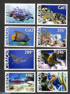Curaçao 2022 Marine Life 8v, Mint NH, Nature - Fish - Turtles - Poissons
