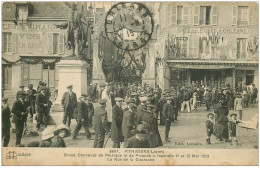 45 PITHIVIERS. Concours Musique Et Pompes Incendie Rue De La Couronne 1915 - Pithiviers