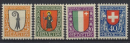 Schweiz, MiNr. 185-188, Postfrisch - Unused Stamps
