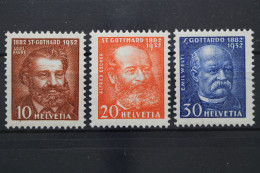 Schweiz, MiNr. 259-261, Postfrisch - Unused Stamps