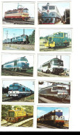 Image Vignette Auto - Collection La Vie Du Rail -l'histoire Des Chemins De Fer -118-120-124-127-132-136-138-141-143-146 - Andere & Zonder Classificatie