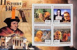 Guinea, Republic 2011 Renaissance Art 4v M/s, Mint NH, Art - Michelangelo - Paintings - Sonstige & Ohne Zuordnung