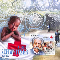 Guinea, Republic 2012 Albert Schweitzer S/s, Mint NH, Health - Health - Red Cross - Croce Rossa