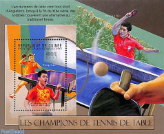 Guinea, Republic 2012 Table Tennis S/s, Mint NH, Sport - Table Tennis - Tenis De Mesa