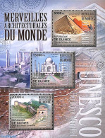 Guinea, Republic 2012 World Heritage 3v M/s, Mint NH, History - World Heritage - Sonstige & Ohne Zuordnung