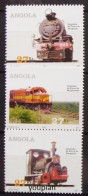Angola 2004, Locomotiv, MNH Stamps Set - Angola