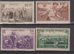 France N° 466 à 469 Avec Charnières - Unused Stamps