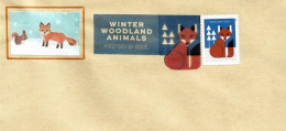 USA. Winter Woodland Animal.  (the Fox). Forever Stamp 2024 (letter) - Perros