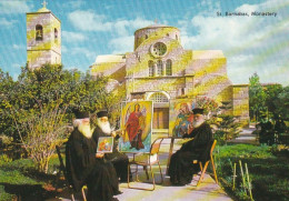 Ikon Painters, St Barnavas Monastery, Cyprus -  Unused  Postcard  - G4 - - Cipro