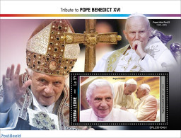 Sierra Leone 2023 Pope Benedict XVI, Mint NH, Religion - Pope - Päpste