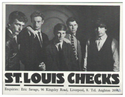 V6305/ St. Louis Checks Beat-Popgruppe  Autogrammkarte England 60er Jahre - Autres & Non Classés